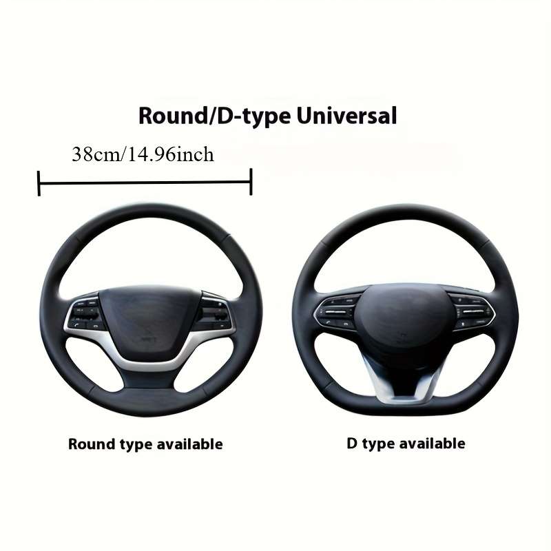 Car Steering Wheel Cover Red