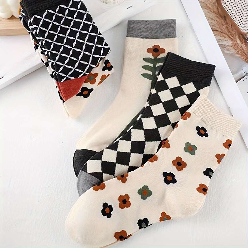 Women S Socks Color Mix Colors5 Pairs Size Onesize