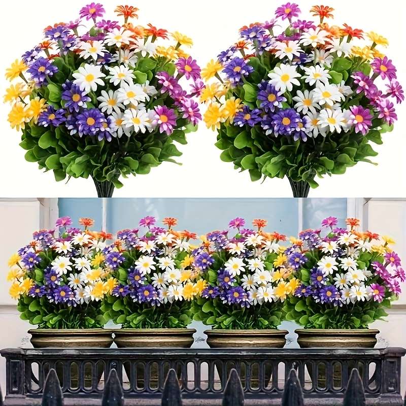 Simulated Flower Quantity 5 Bouquets Of Beautiful Flowers