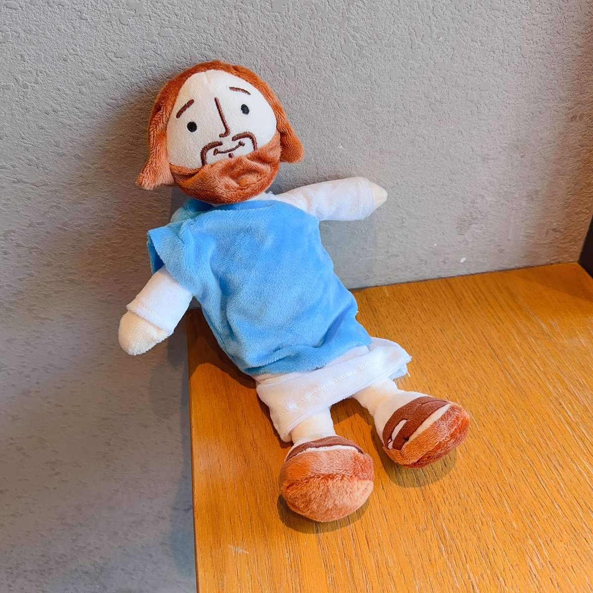 Toy Doll Items Blue Scarf Jesus