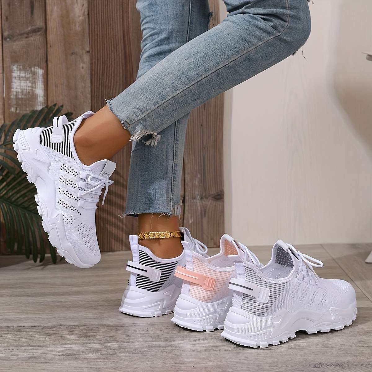Women S Sneakers Color White Sizeuk 9
