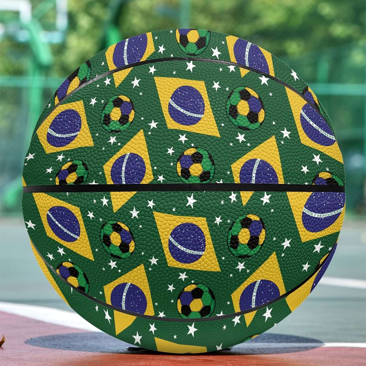 Basketball Size 7 Stylebrazilian Flag 2