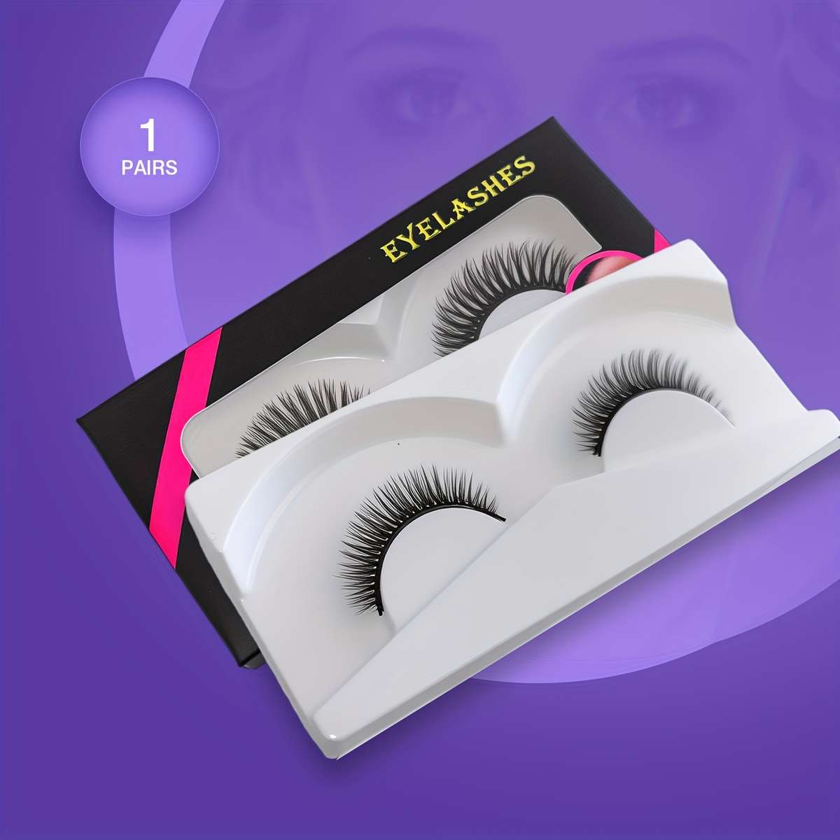 10 Pairs D Curl Cluster Lashes Color Black Quantity 7 Pairs