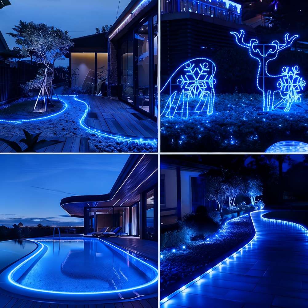 String Lights Color Blue Model7M 55Led