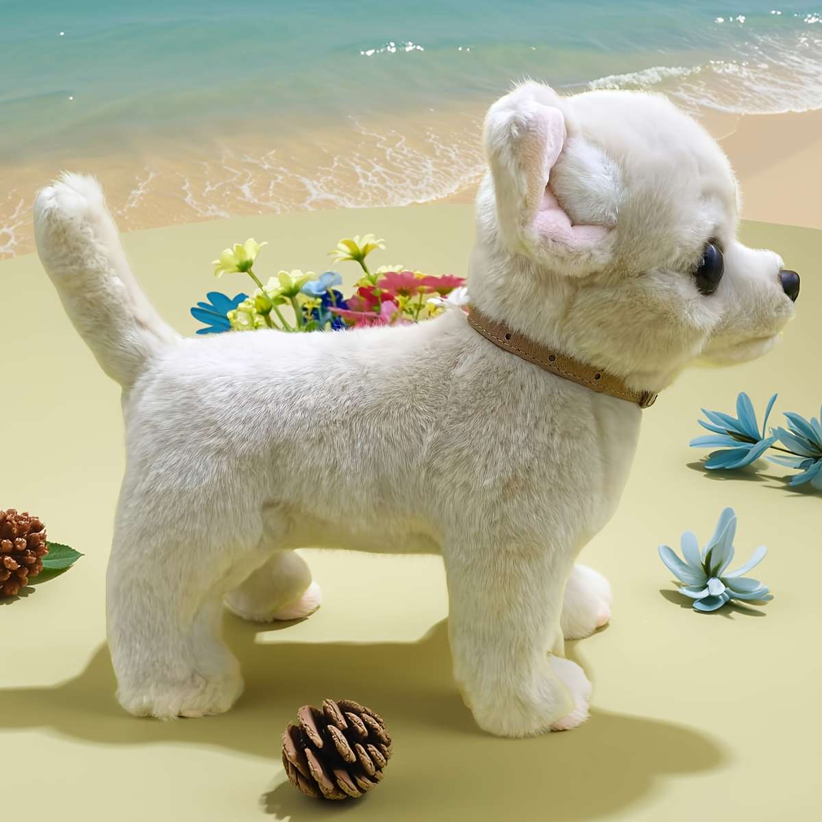 Plush Toys Color Beige Color