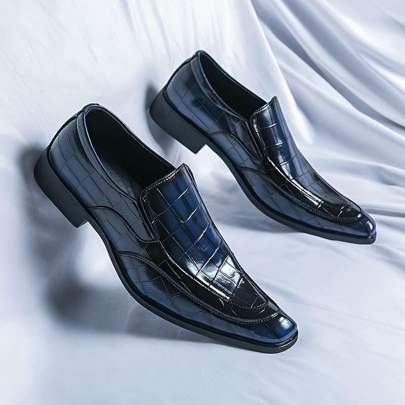 Mens Leather Shoes Color Blue Sizeuk 5.5