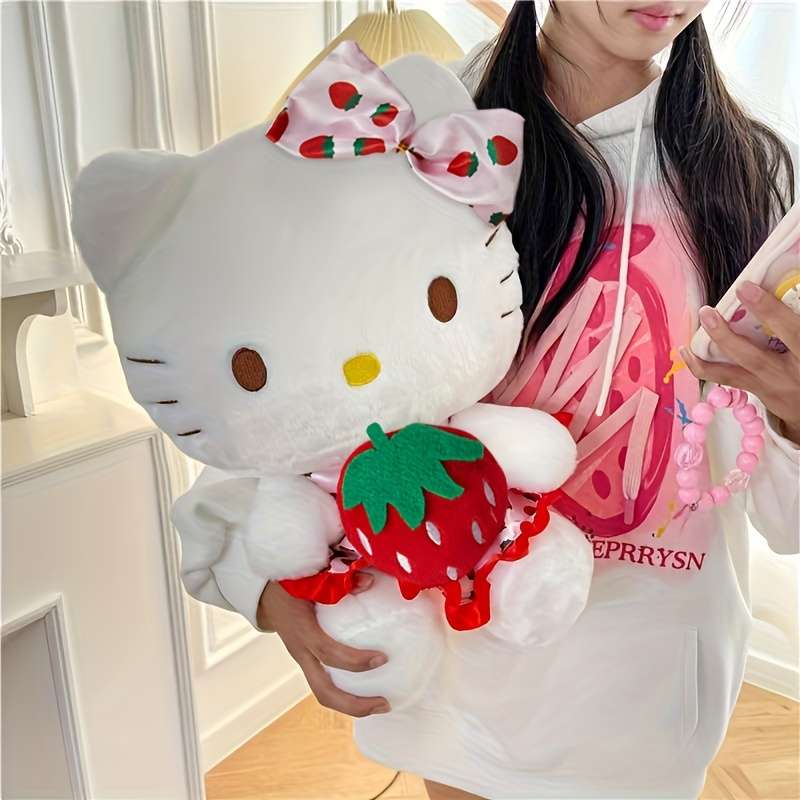 Plush Toyss color Strawberry Hello Kitty