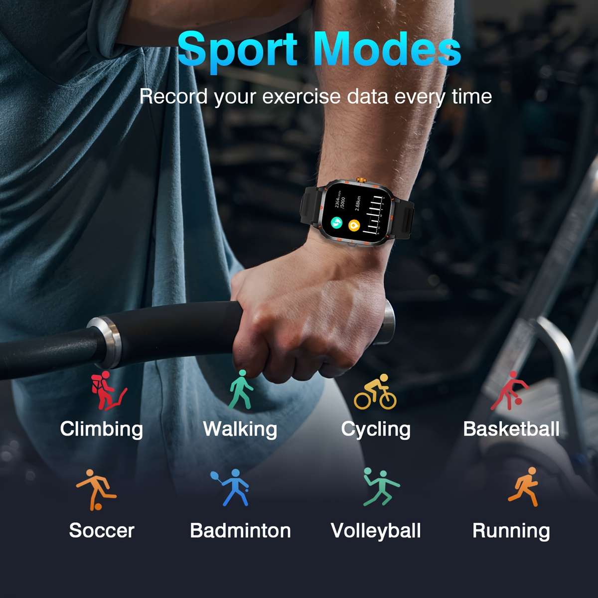 Zacharyer Smartwatch For With Wireless For Iphone Android Music Player