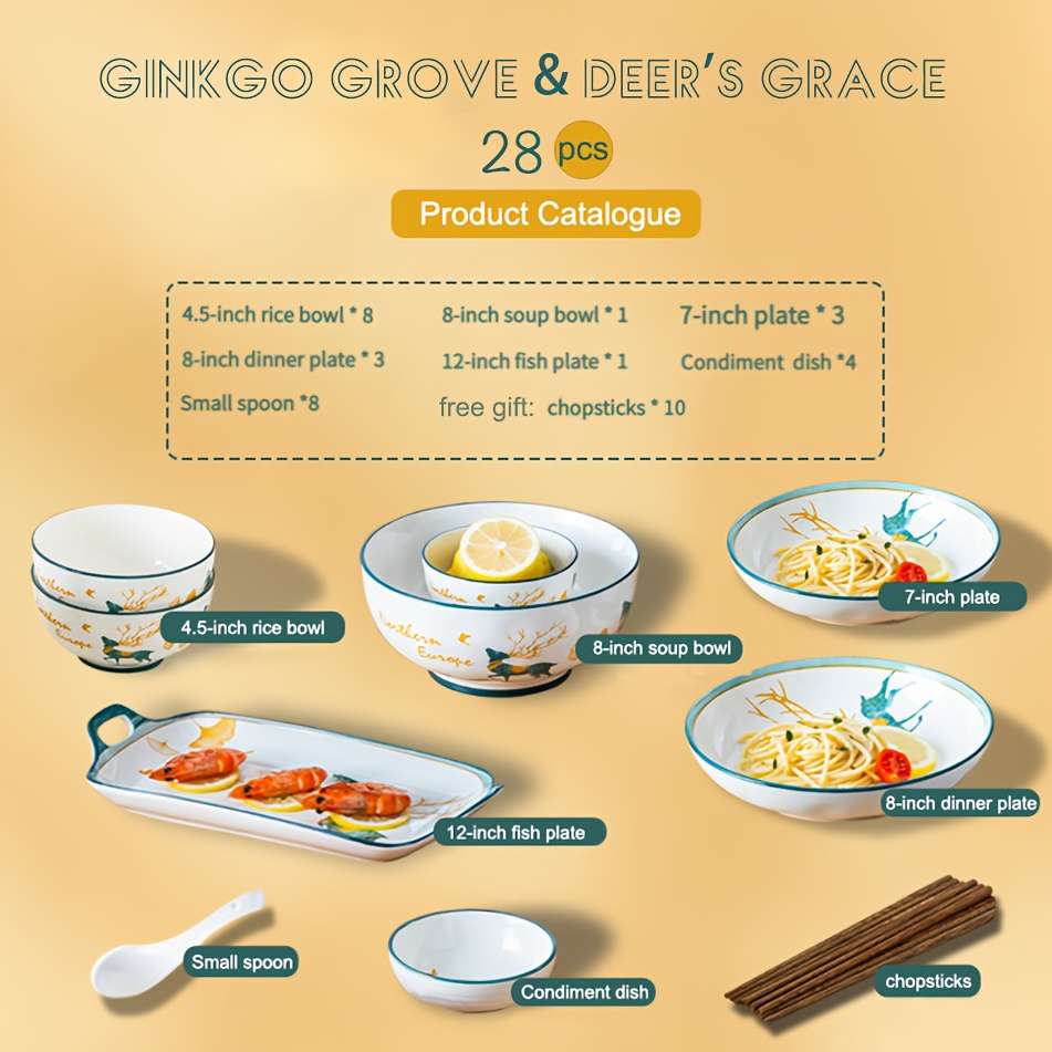 Bowl Quantity 28Pcs