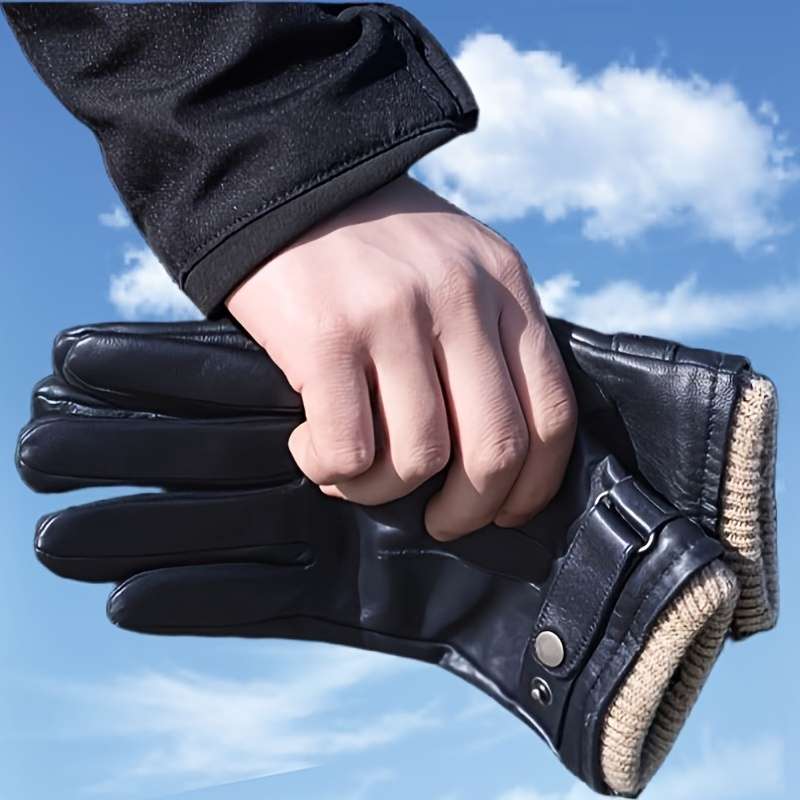 Winter Gloves Color Black