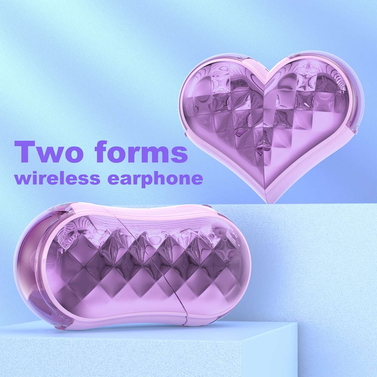Rechargeable Wireless Earbuds Headphones Headset