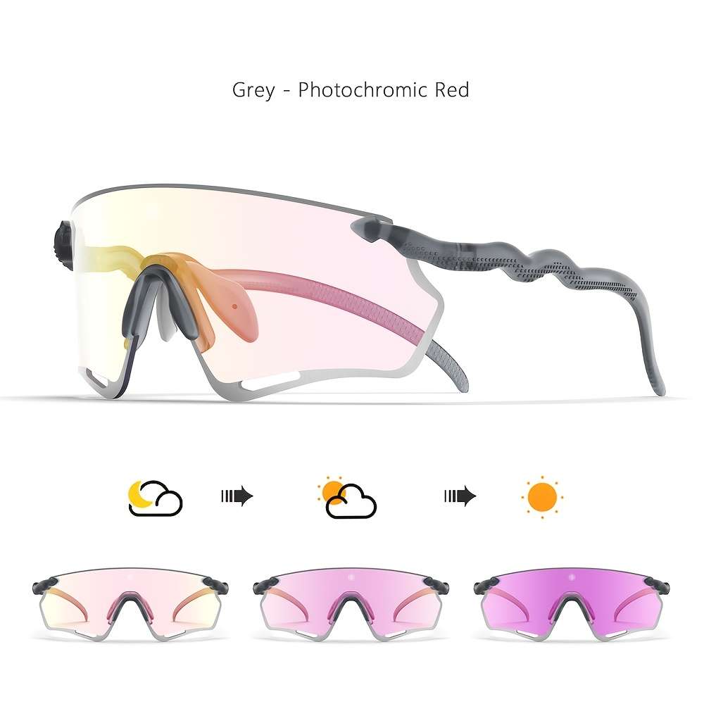 Cycling Glasses Color Blue  Photochromic Gray