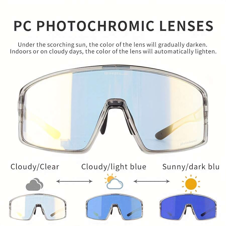 Cycling Glasses Color Color Changing Model Golden