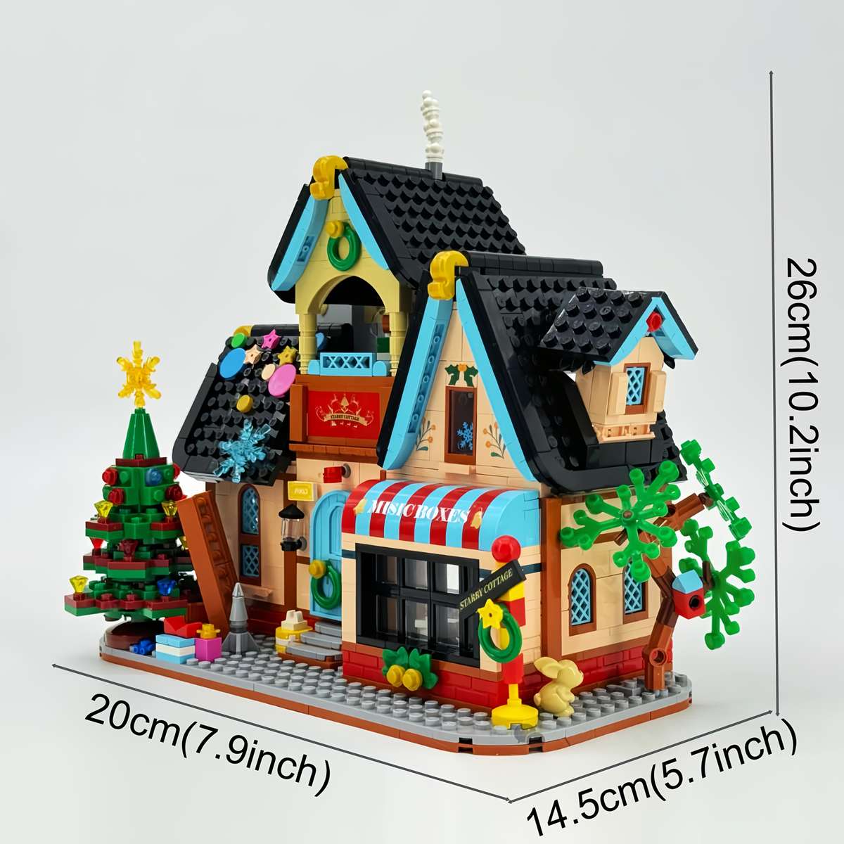 Building Toy Architectural Model Toy Set Color Mixed Color