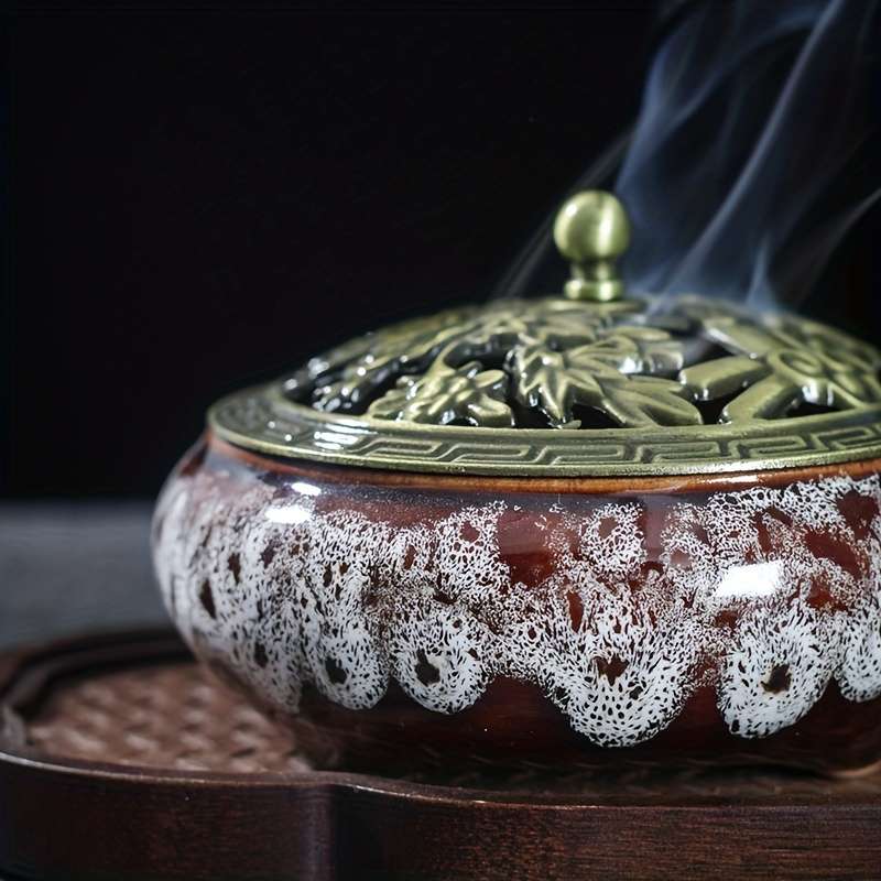 Incense Burner Items  Kiln Red