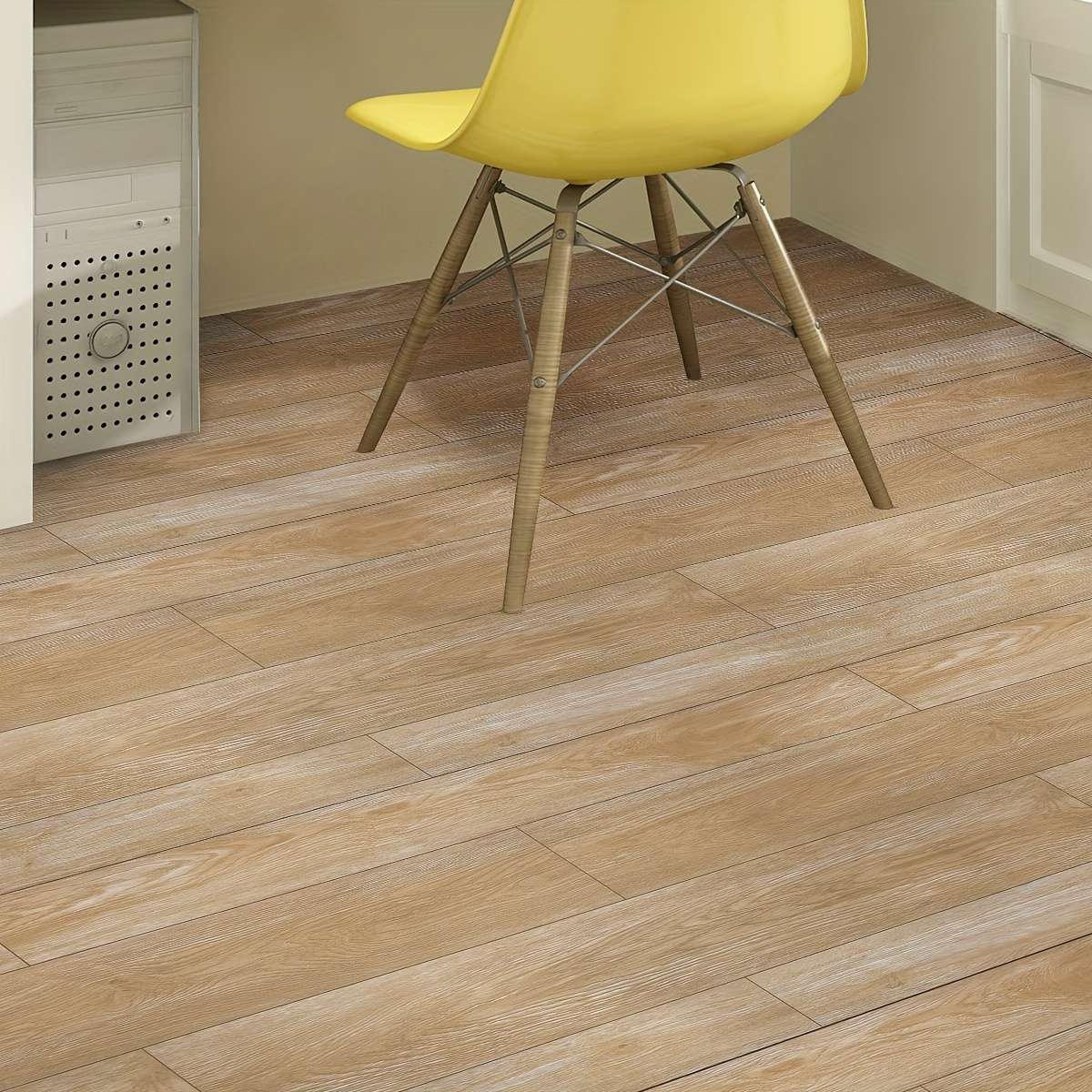 Self Adhesive Floor Stickers 100.08Cmx40.13Cm Camel