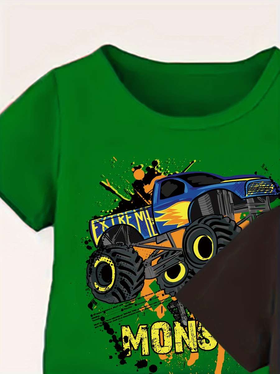 Boys T Shirt Color Mixed Color Size4-5Y