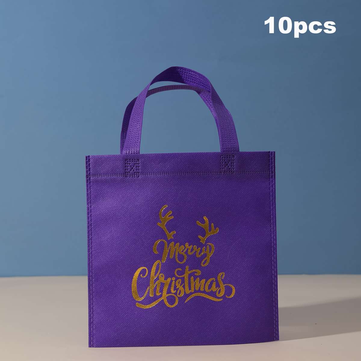 Gift Bags Color 10 Purple Gift Bags Size 20X20Cm