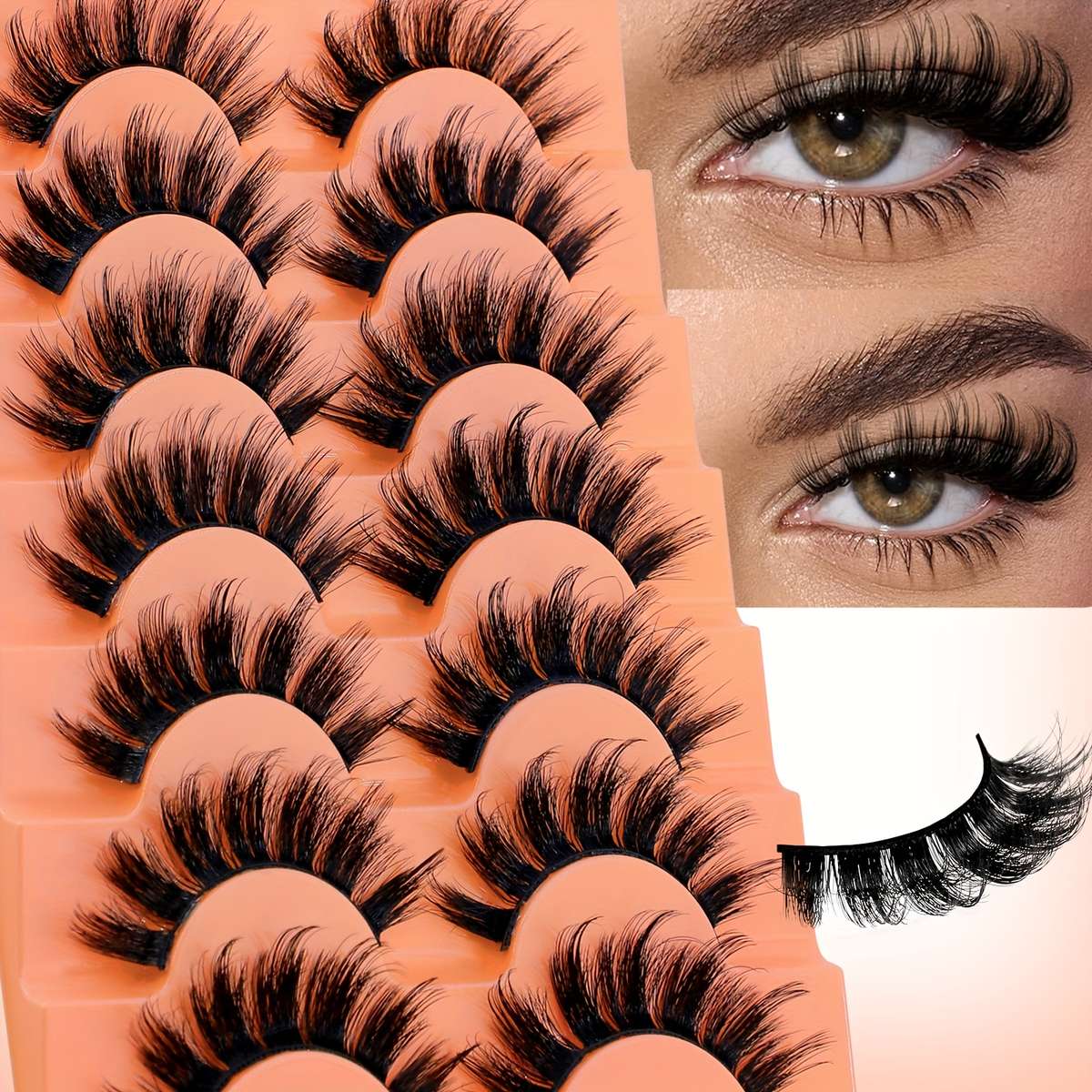 False Eyelashes Style Seven Pairs