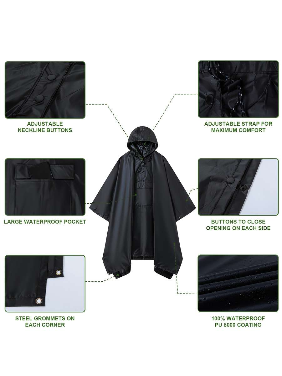 Raincoat Obsidian Size Onesize