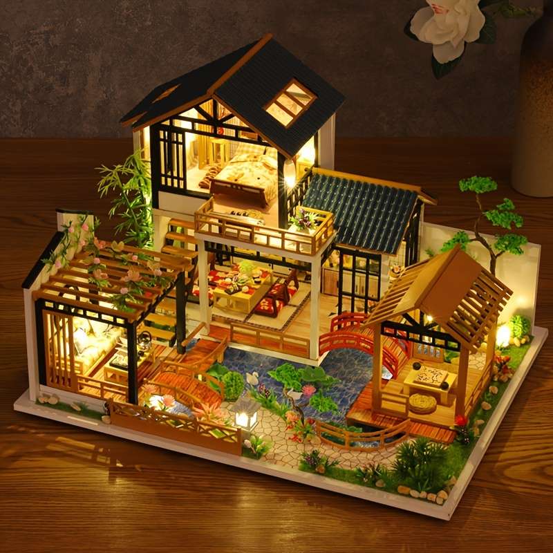 3D House Puzzle Model Model P018