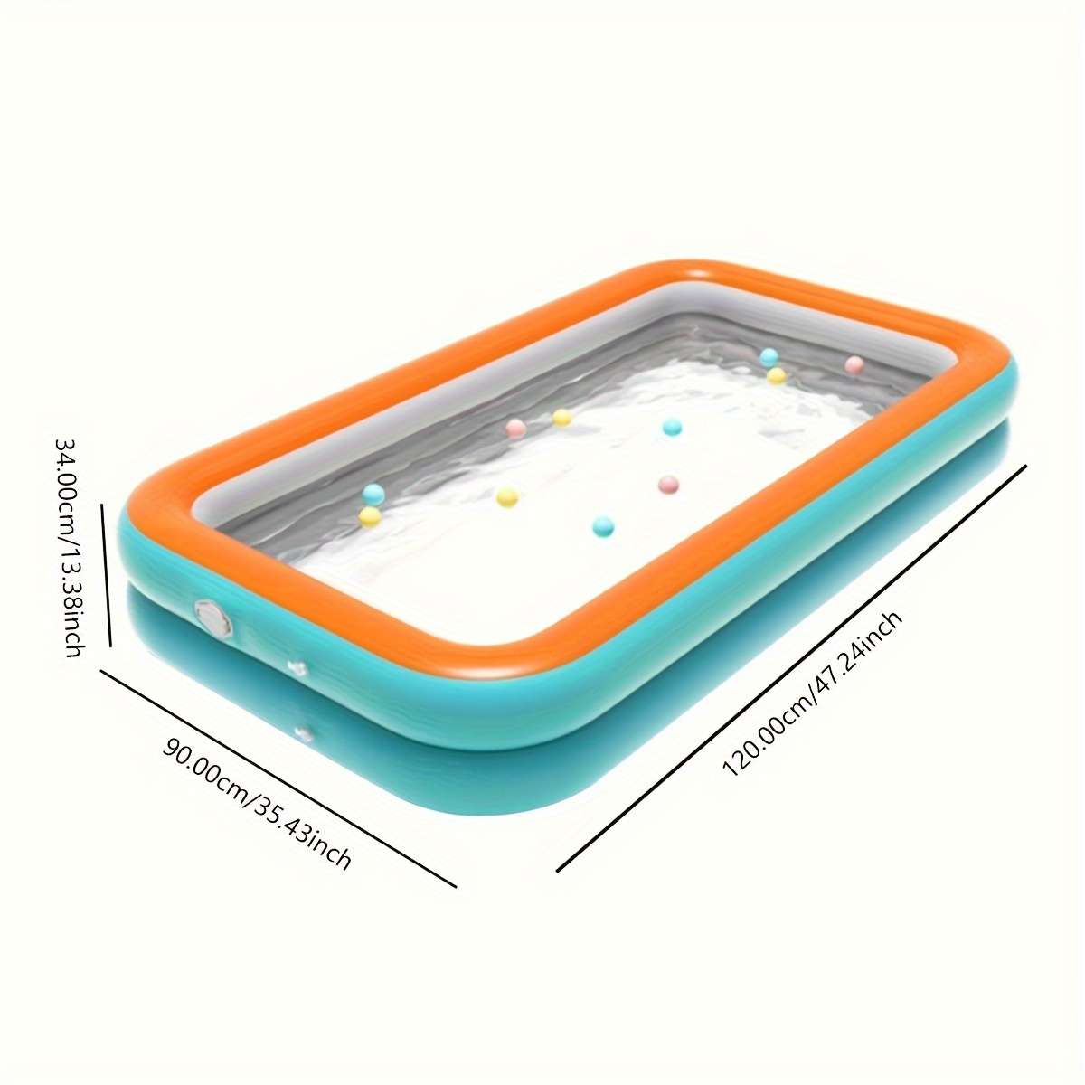 Swimming Pool Size 210Cm82.7Inchthreelayer Flat Bottom