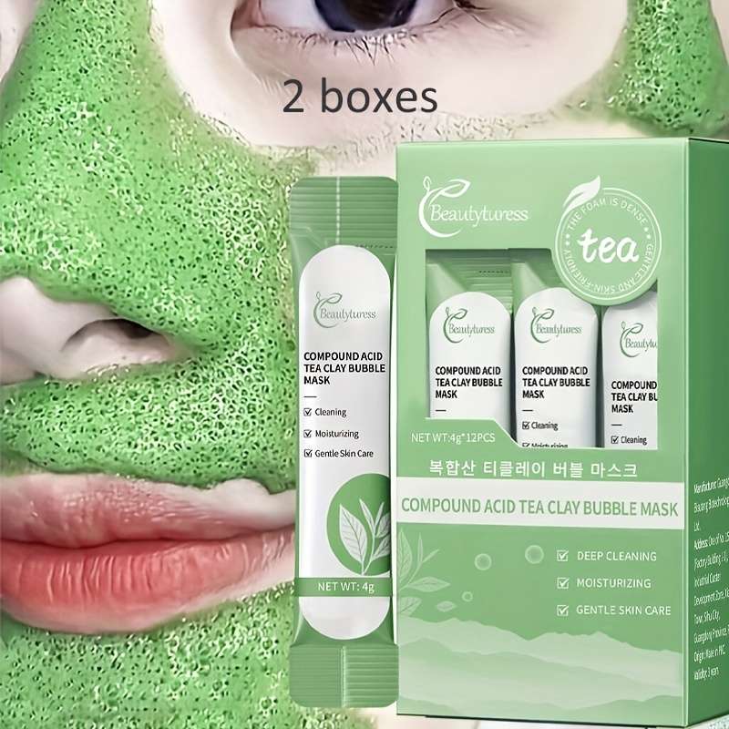 Facial Mask Quantity 2 Boxes Capacity4G*24