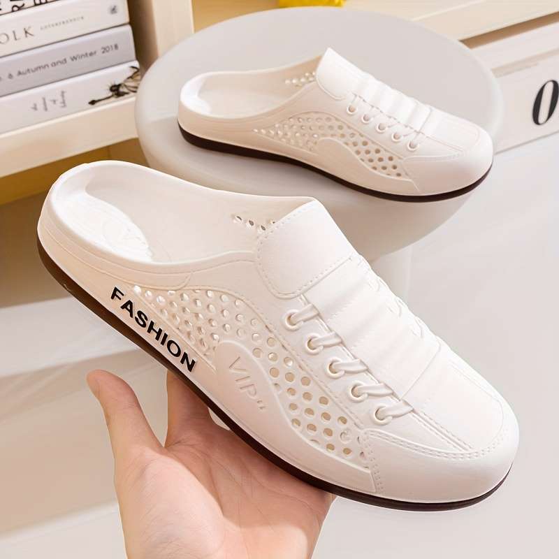Men Slippers Summer Style White Size Uk 5.5 To 6