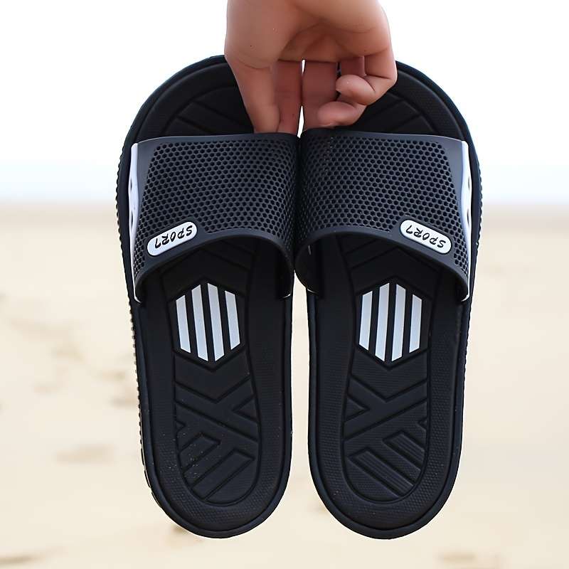 Men Slippers Summer Style Red Size Uk 7