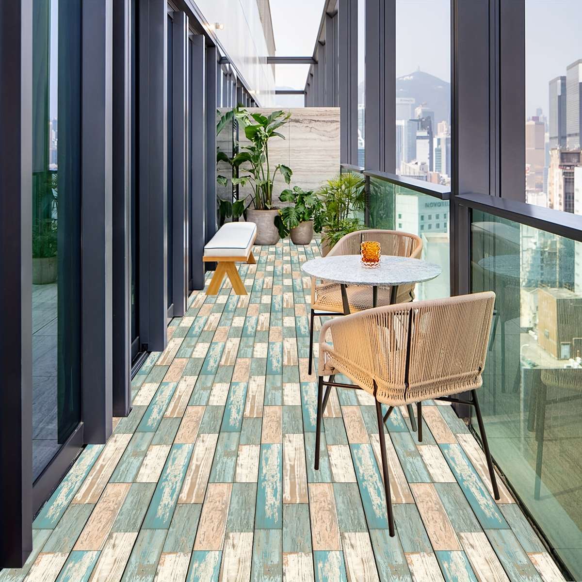 Floor Stickers Size 90X15Cmx2Pcs
