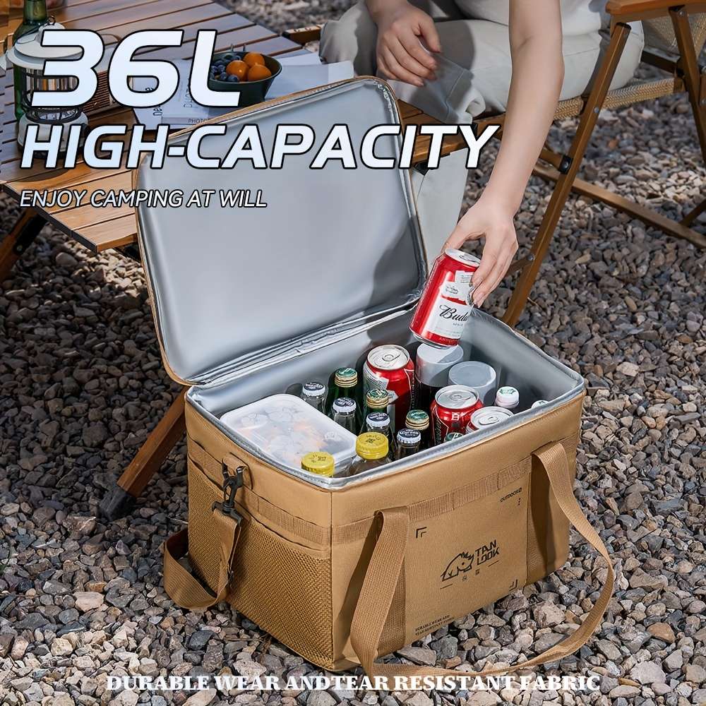Insulated Cooling Bag Color Desert Yellow  36L