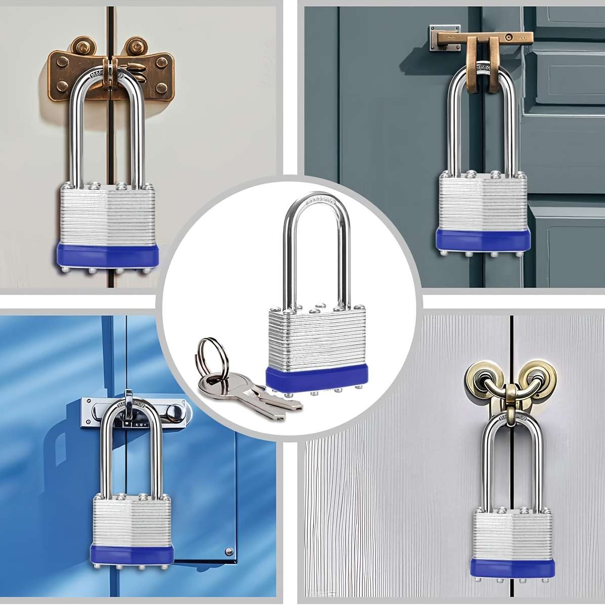 Antitheft Lock Color Silver Ql 2Pcs