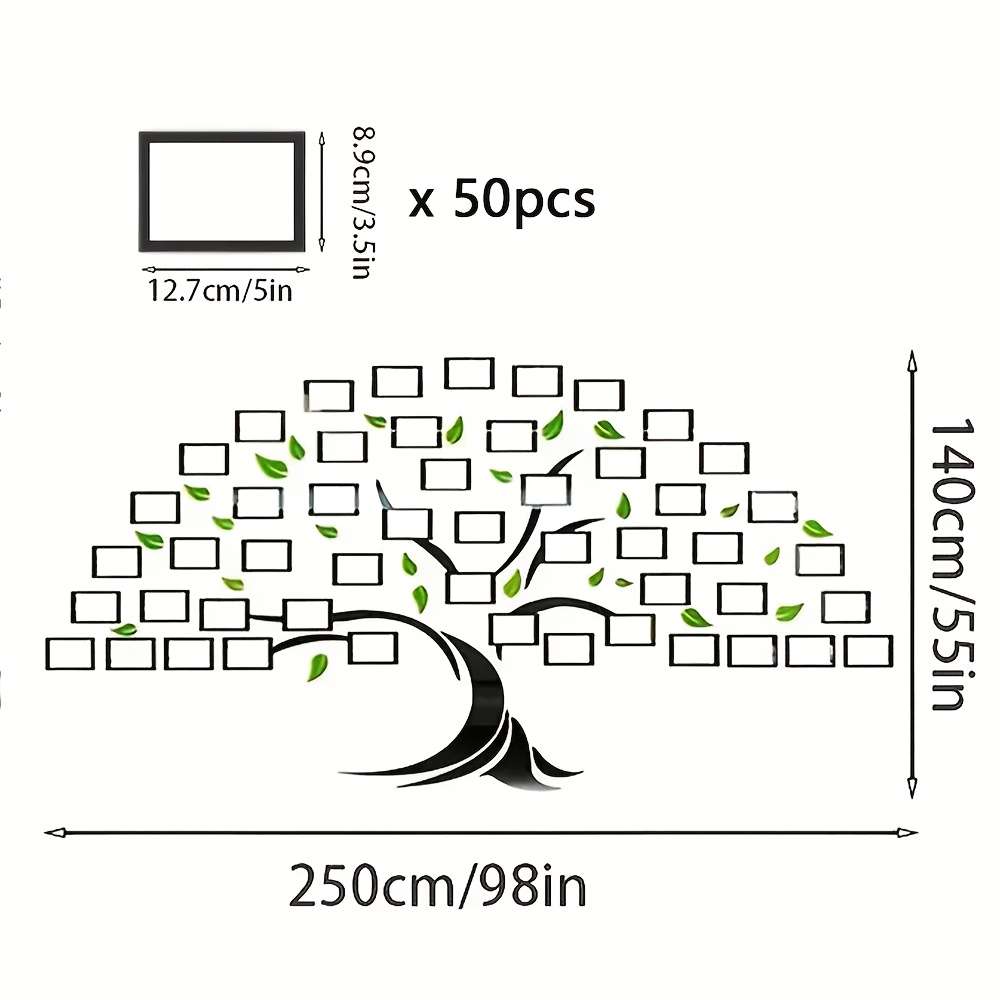 Wall Stickers Color Green Size248.92*139.7Cm