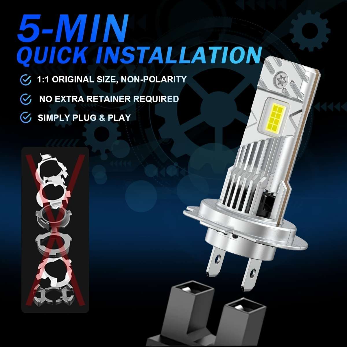 Car Lights Model H7