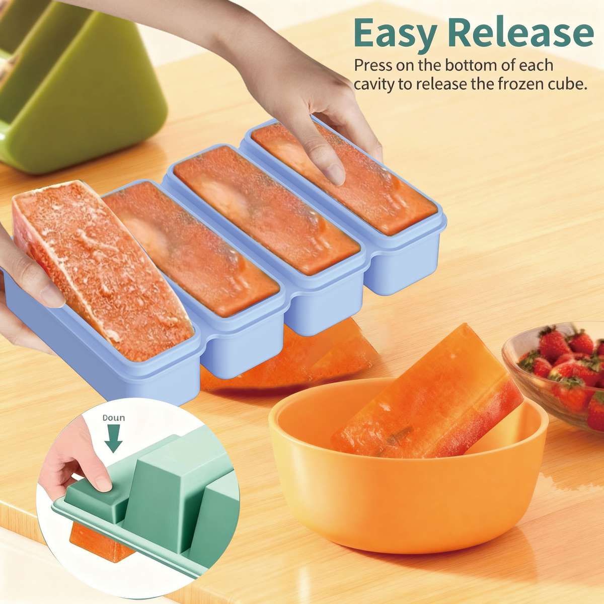 Ice Molds Color Grey Quantity2 Grids