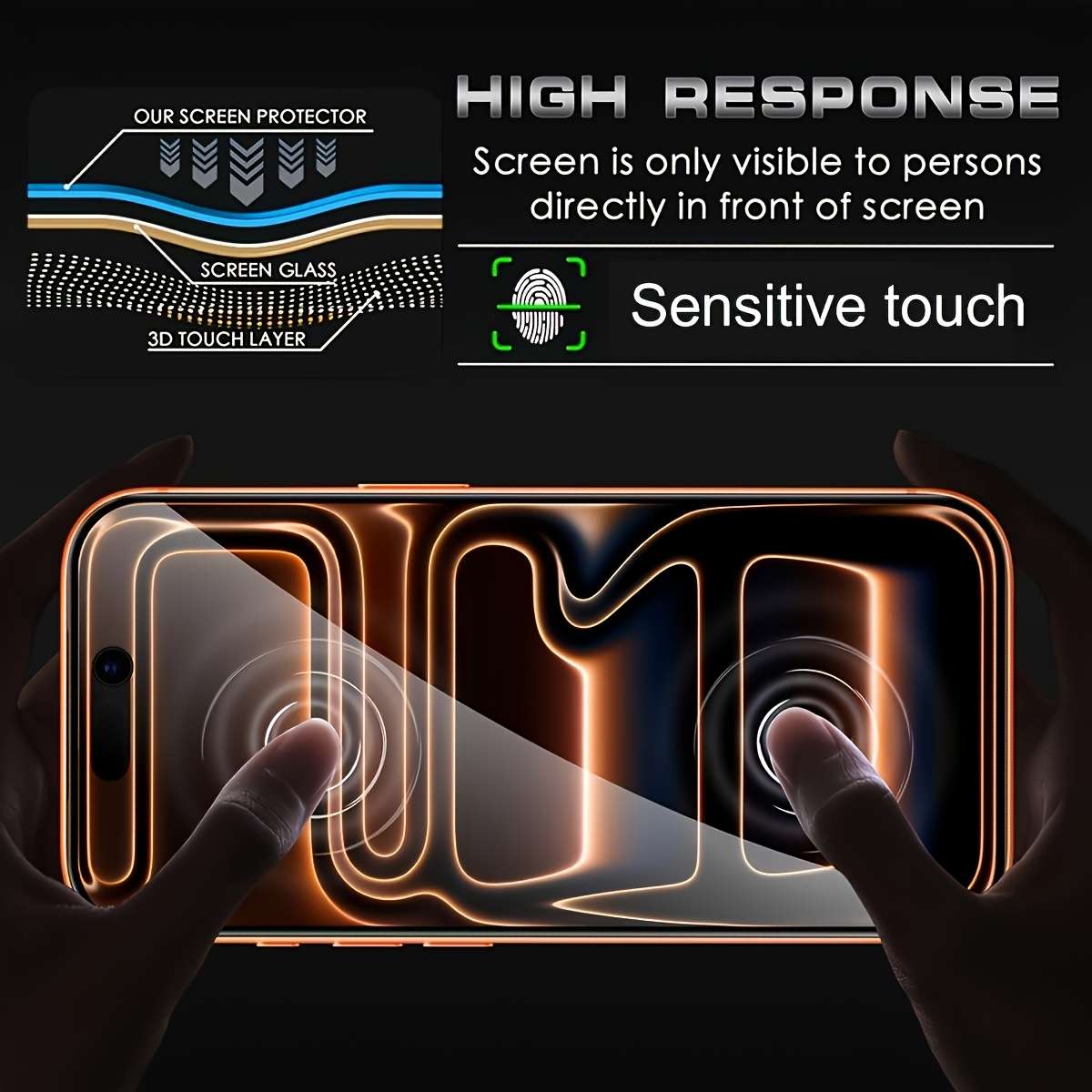 Screen Protector Color 4 Piecestransparent Compatible Model Iphone 13