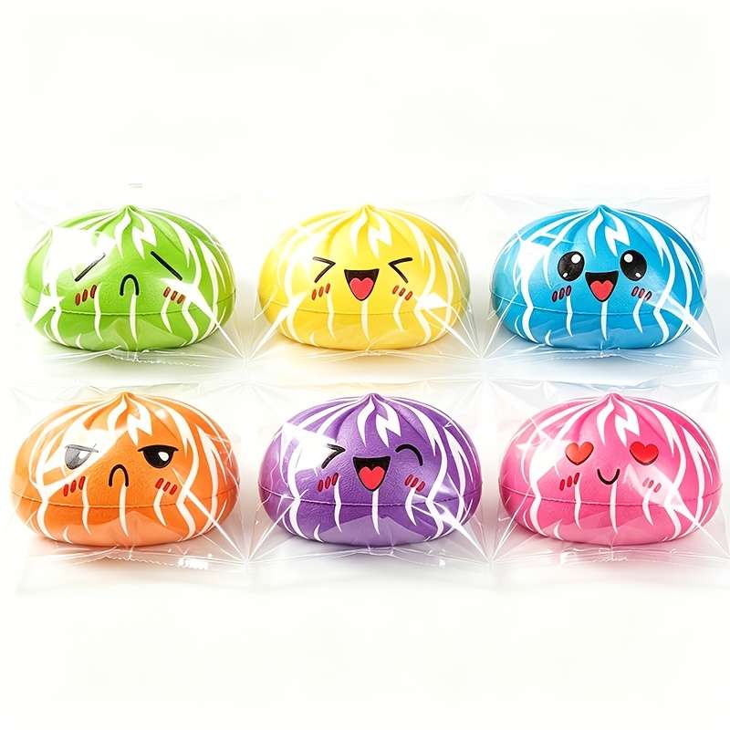 Squeezable Toys Model 2Pcs 1 Steamed Bun 1 Steamer Random Colors Items Steamed Bun And Steamer Set