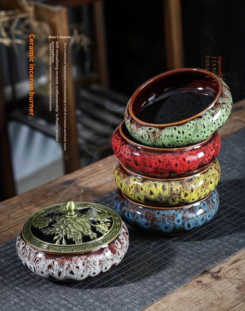 Incense Burner Items  Kiln Red