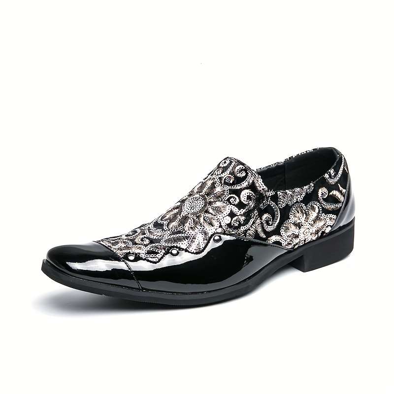Mens Leather Shoes Color Black Blue Sizeuk 7.5