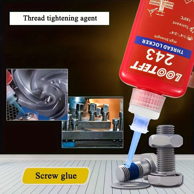 HeavyDuty Reliable EcoFriendly NonToxic Heat Stable 1Pc 50Ml Threadlocker For