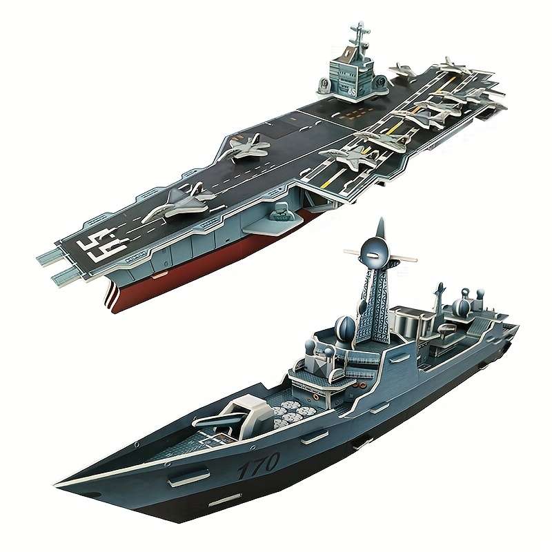 3D Jigsaw Puzzle Model Ship Style Aircraft Carrier  Add   Battleship