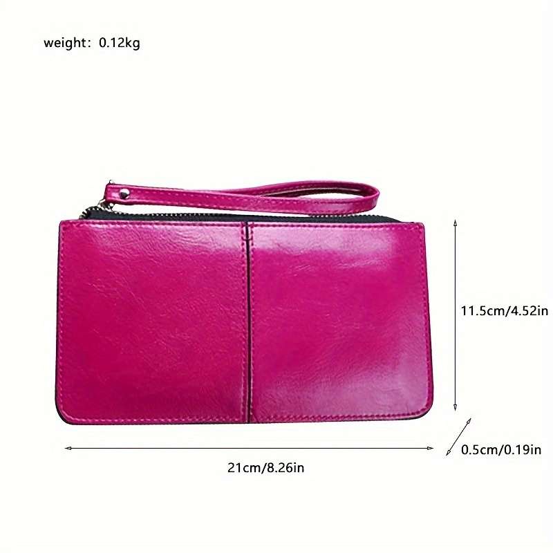 Women'S Long Zipper Wallet 2024 New Convenient Clutch Bag With Multiple Card Slots And Large C