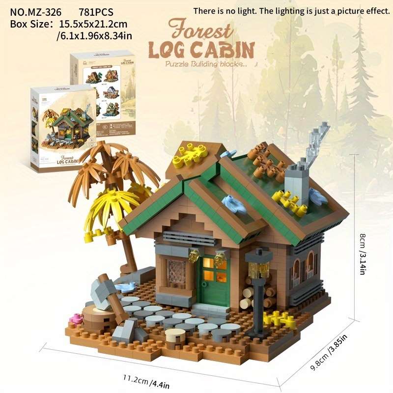 Building Toy Architectural Model Toy Set Style Forest Tree House Mz 326