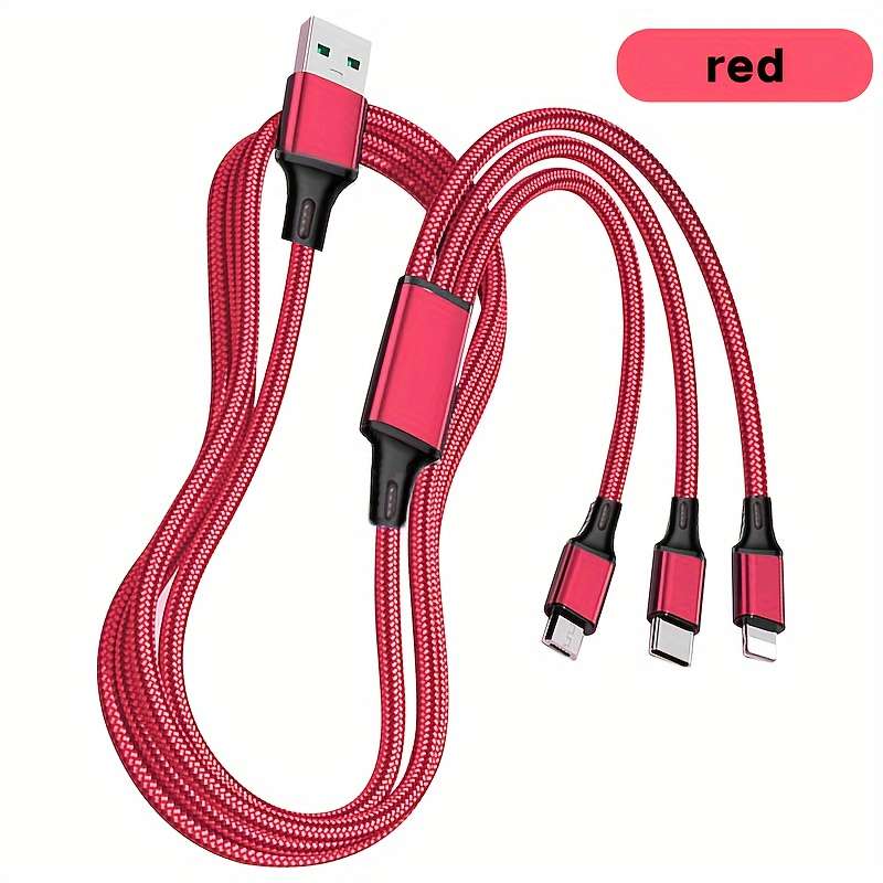 Charging Cable Color Black  Size1.2M 3.92Ft 47.24Inch