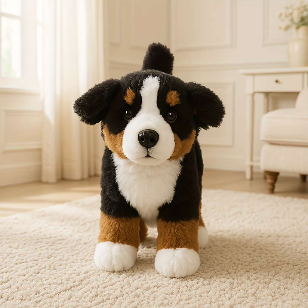 Plush Toys Style 24.89Cm Bernese Mountain Dog Standing