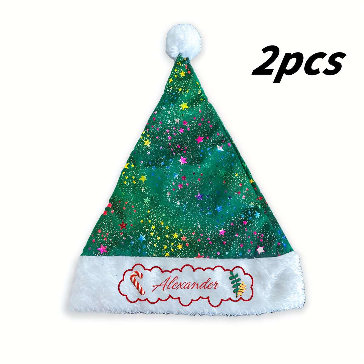 Christmas Decorations Items Green 04 Quantity 2Pcs