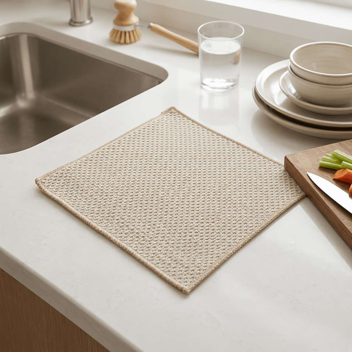 Rag Color 5Pcs Beige
