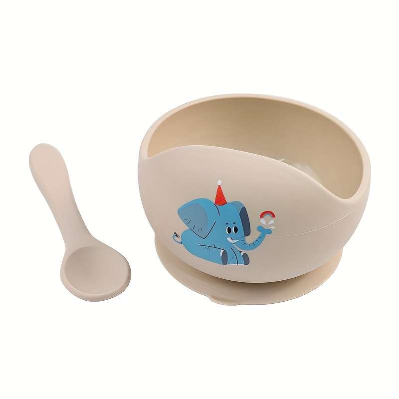 Baby Food Bowl Items 2Pcs Elephant