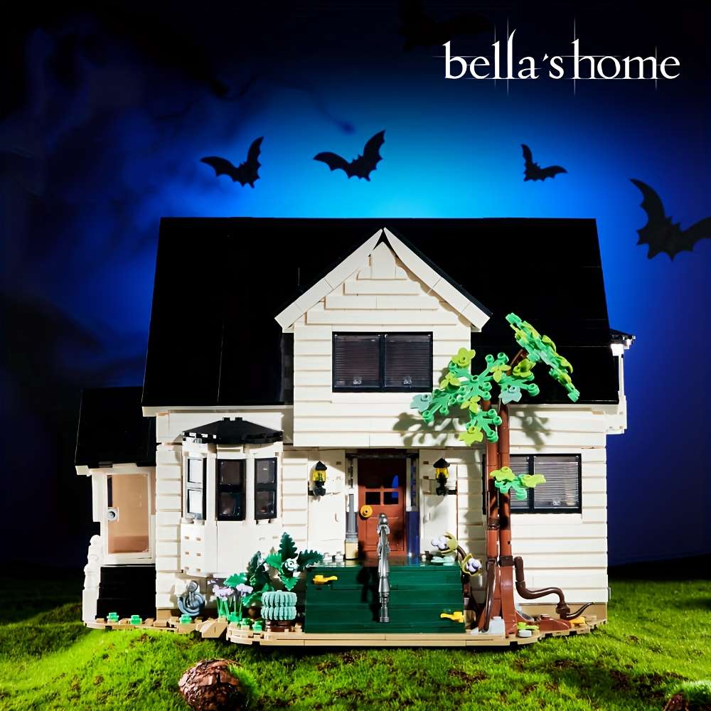 3D Building Model Puzzle Set Style Villa