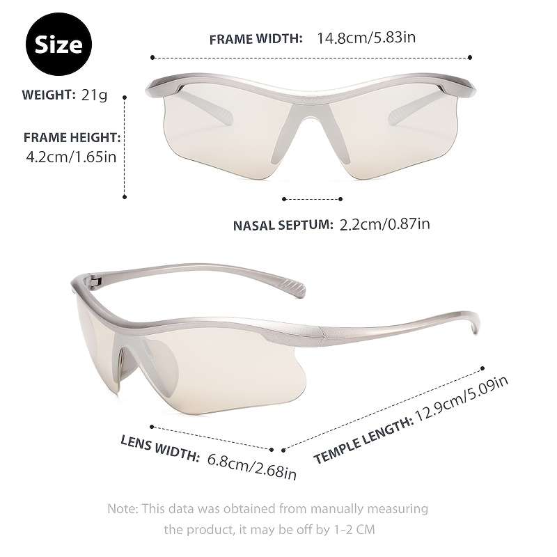 Cycling Glasses Color C5 Gradient Silvery Silver Silv